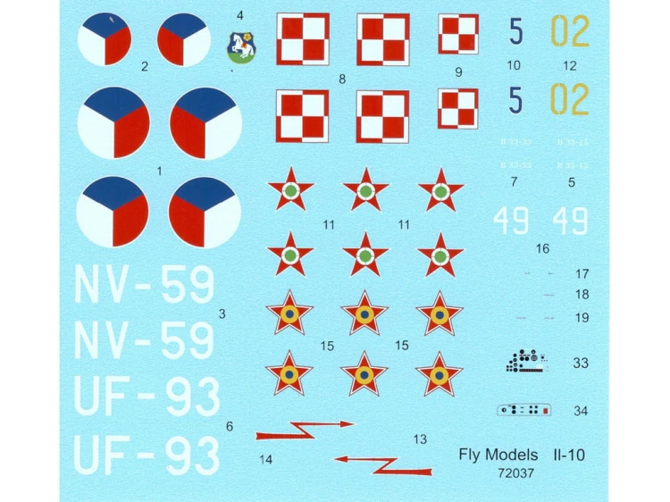 Samolot Ilyushin II-10 Ił-10 72037 Fly