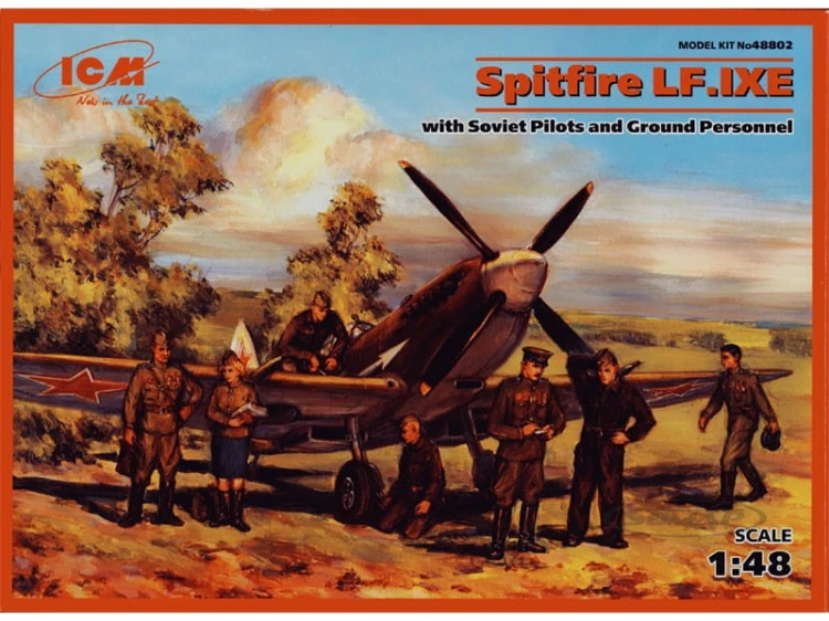 Samolot Supermarine Spitfire LF.IXE 48802 ICM