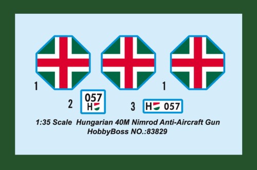 Działo przeciwlotnicze 40M Nimrod 83829 Hobby Boss