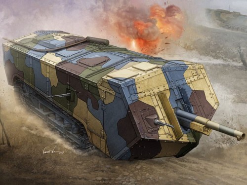 Czołg St. Chamond M16 Saint-Chamond 83859 Hobby Boss