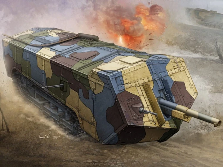 Czołg St. Chamond M16 Saint-Chamond 83859 Hobby Boss