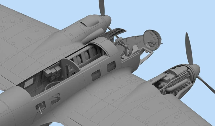 Samolot Heinkel He 111 H-3 48261 ICM