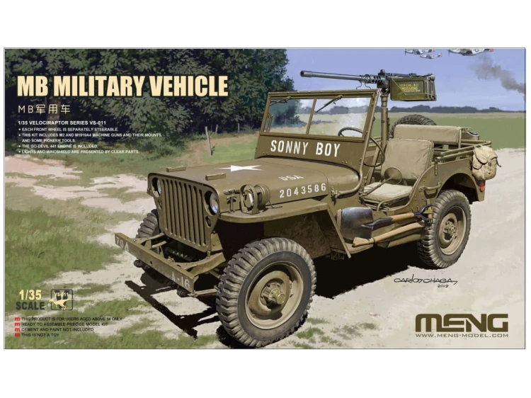 Jeep Willys MB 1/4 Ton 4x4 Truck VS-011 Meng