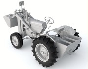 Traktor ciągnik ładowarka Case VAI 35002 Thunder Model