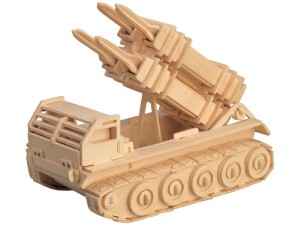 Wyrzutnia rakiet składanka drewniana