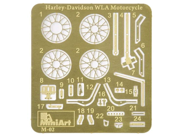Motocykl wojskowy Harley Davidson WLA 750 35182 MiniArt
