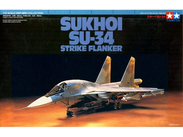 Samolot Sukhoi SU-34 Strike Flanker 60743 Tamiya