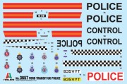 Samochód Ford Transit II radiowóz policyjny 3657 Italeri