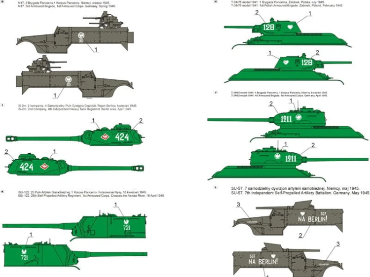Kalkomania Wojsko Polskie 1943-45 35D40 Toro
