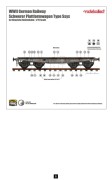 Wagon Schwere Platformwagen SSys UA72086 Modelcollect