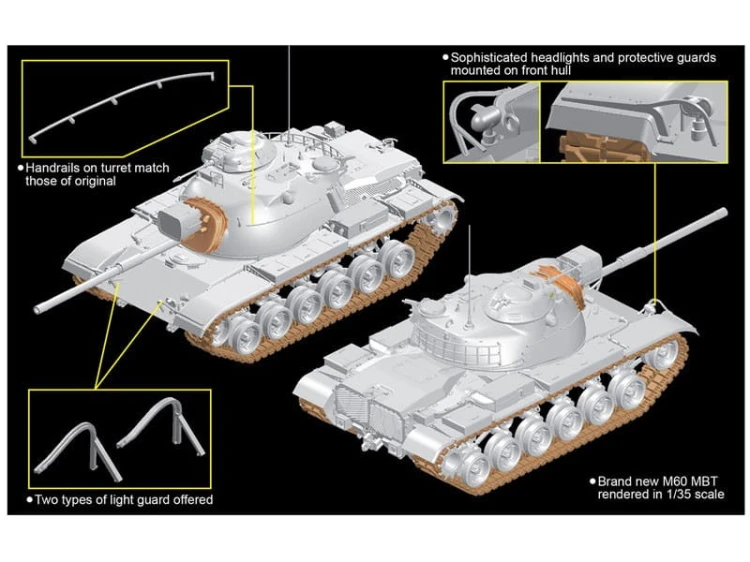 Czołg M60 Patton 3553 Dragon