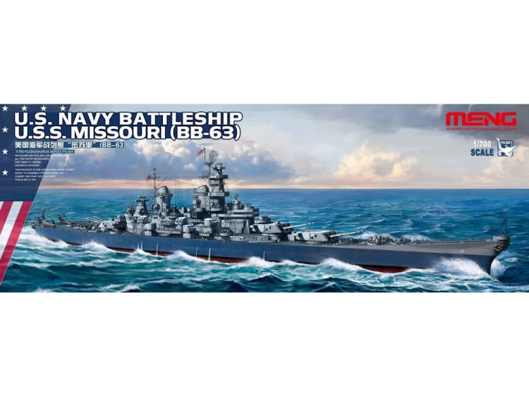 Okręt pancernik USS Missouri BB-63 PS-004 Meng