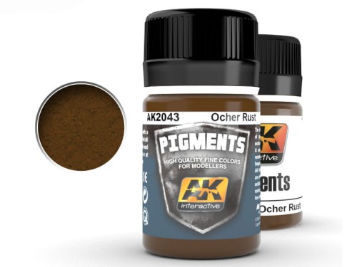 Pigment modelarski Ocher rust AK2043 AK Interactive