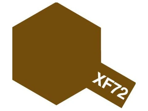 Farba akrylowa XF-72 Brown JGSDF Flat 81772 Tamiya
