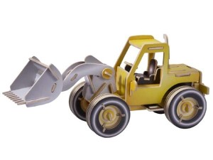 Buldożer składanka drewniana