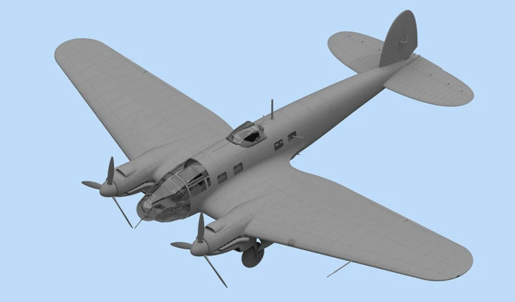 Samolot Heinkel He 111 H-3 48261 ICM