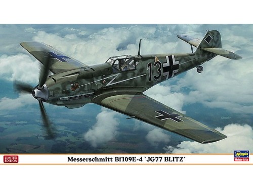 Samolot Messerschmitt Bf109E-4 JG77 Blitz 07413 Hasegawa