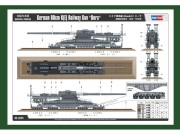 Działo kolejowe Schwerer Gustav 80cm K(E) Dora 82911 Hobby Boss
