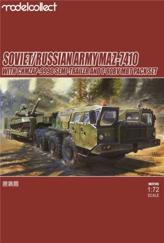Ciężarówka MAZ-7410 z ChMZAP-9990 UA72153 Modelcollect