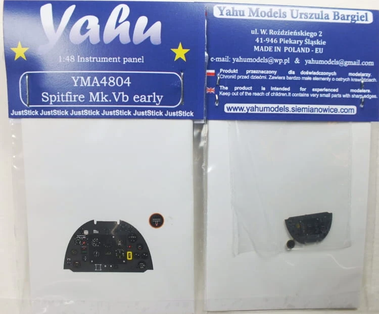 Fototrawiona tablica do Spitfire Mk.Vb early YMA4804 Yahu