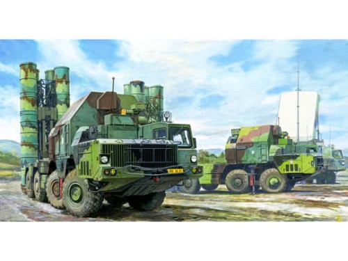 Wyrzutnia 48N6E 5P85S TEL S-300PMU SA-10 Grumble 01038 Trumpeter