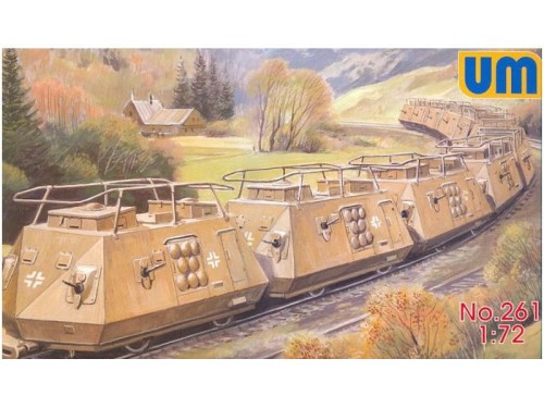 Pociąg pancerny drezyna Steyr K 2670 Le. Sp. 261 UniModels
