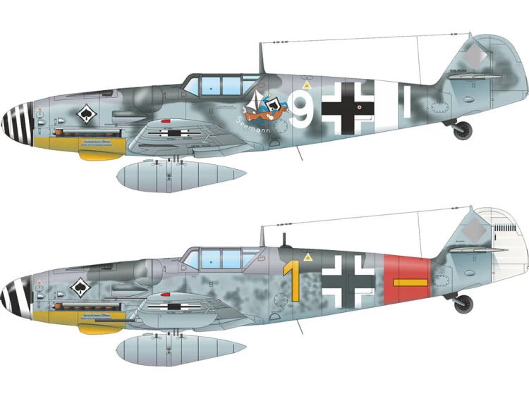 Samolot Messerschmitt Bf 109G-6 early 82113 Eduard