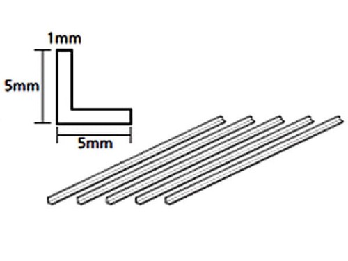 Profil plastikowy przezroczysty kształtownik kątownik L 70205 Tamiya
