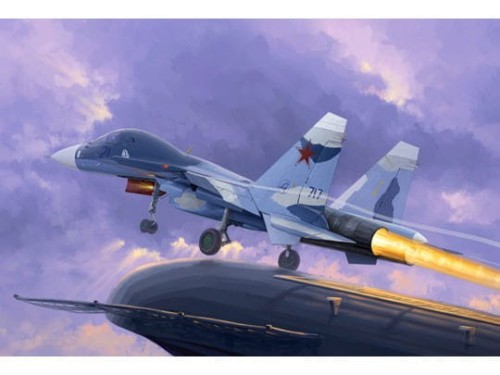 Samolot Sukhoi Su-33UB Flanker D 01669 Trumpeter