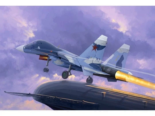 Samolot Sukhoi Su-33UB Flanker D 01669 Trumpeter