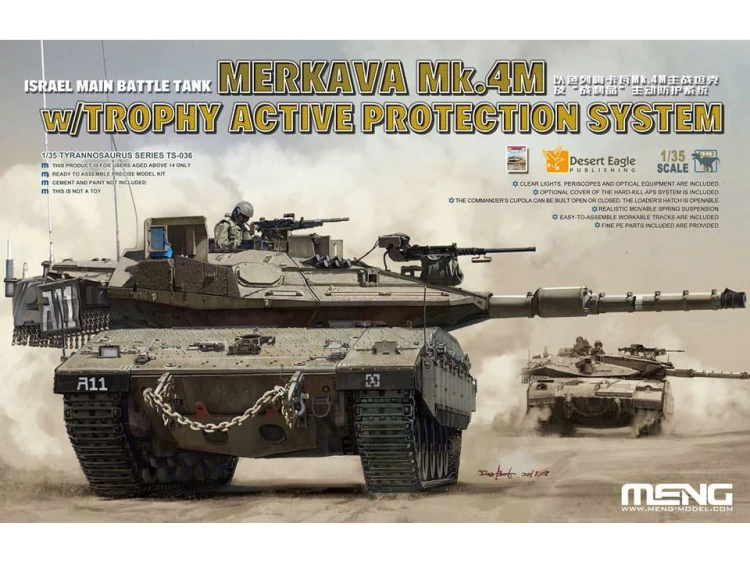 Czołg Merkava Mk.4M Merkawa TS-036 Meng