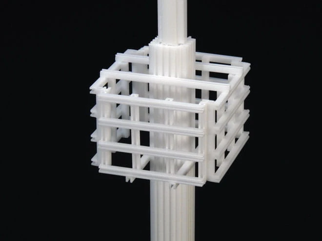 Profil plastikowy biały kształtownik ceownik U 70202 Tamiya