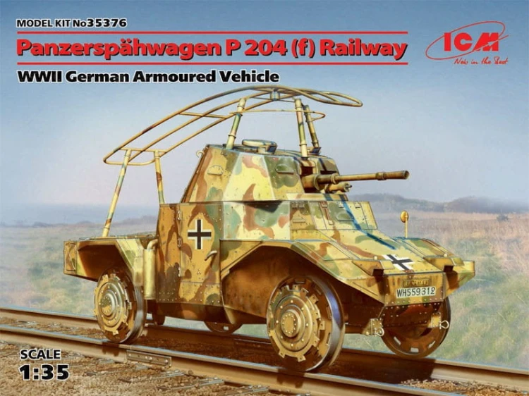 Samochód pancerny Panzerspahwagen P 204 (f) 35376 ICM