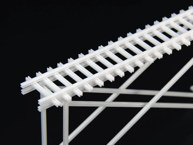 Profil plastikowy biały kształtownik dwuteownik H 70201 Tamiya