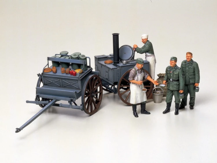 Figurki niemiecka kuchnia polowa 35247 Tamiya