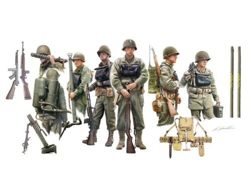 Figurki amerykańska piechota U.S. Army 6522 Italeri