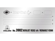 Renault R360 Berliet R352ch 3902 Italeri