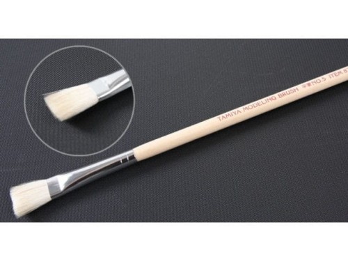 Pędzelek modelarski płaski 5 87013 Tamiya
