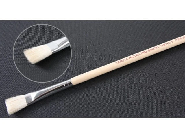 Pędzelek modelarski płaski 5 87013 Tamiya