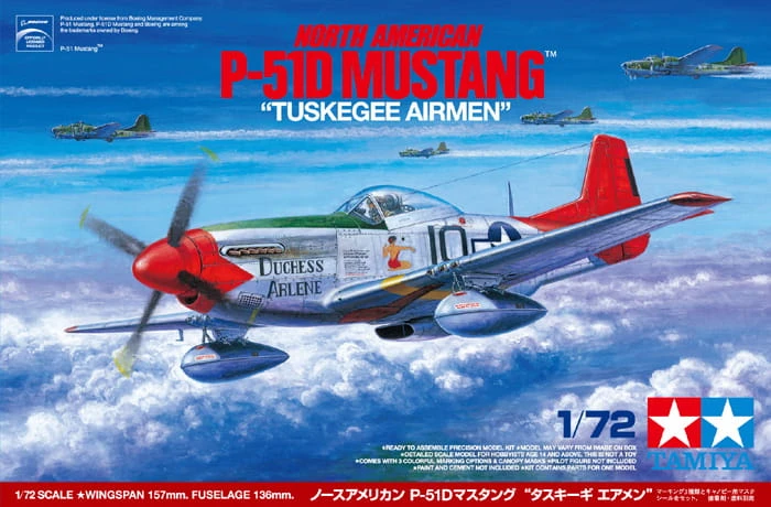Samolot North American P-51D Mustang 25148 Tamiya