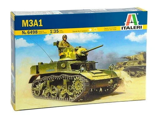 Czołg M3A1 Stuart III 6498 Italeri