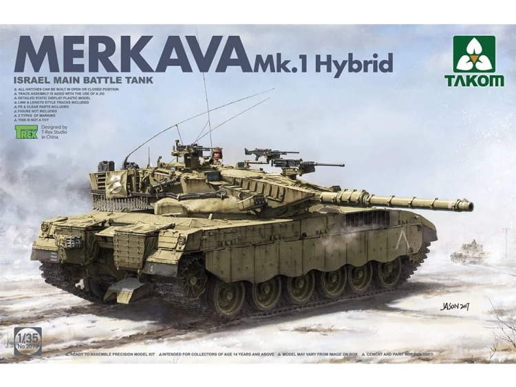 Czołg Merkava Merkawa Mk.I Hybrid 2079 Takom