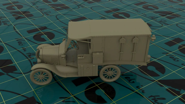 Samochód Ford Model T 1917 Ambulance 35662 ICM