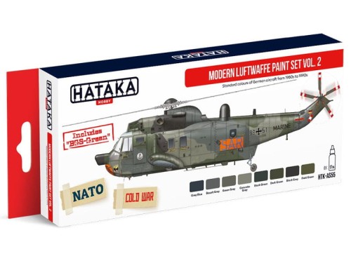 Zestaw farb Modern Luftwaffe vol.2 HTK-AS55 Hataka