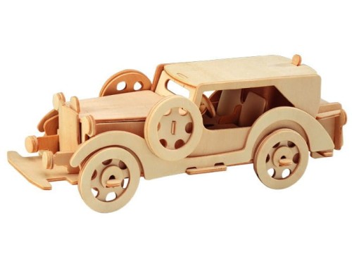 Samochód Ford V8 składanka drewniana puzzle 3D P014 Sea-Land