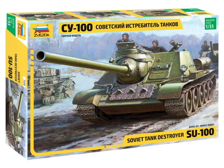 Działo samobieżne SU-100 3688 Zvezda