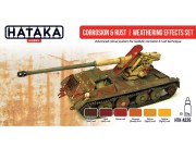 Zestaw farb Rust corrosion rdza HTK-AS26 Hataka