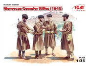 Figurki Marokańscy goumierzy z karabinami 35565 ICM
