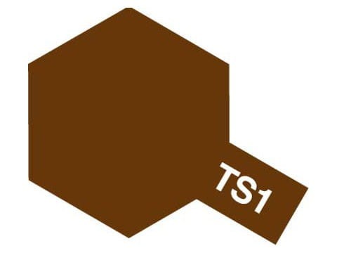 Farba spray TS1 Red brown 85001 Tamiya