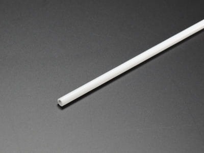 Plastikowa styrenowa biała rurka 3mm 70219 Tamiya